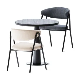Round table gray by gervasoni